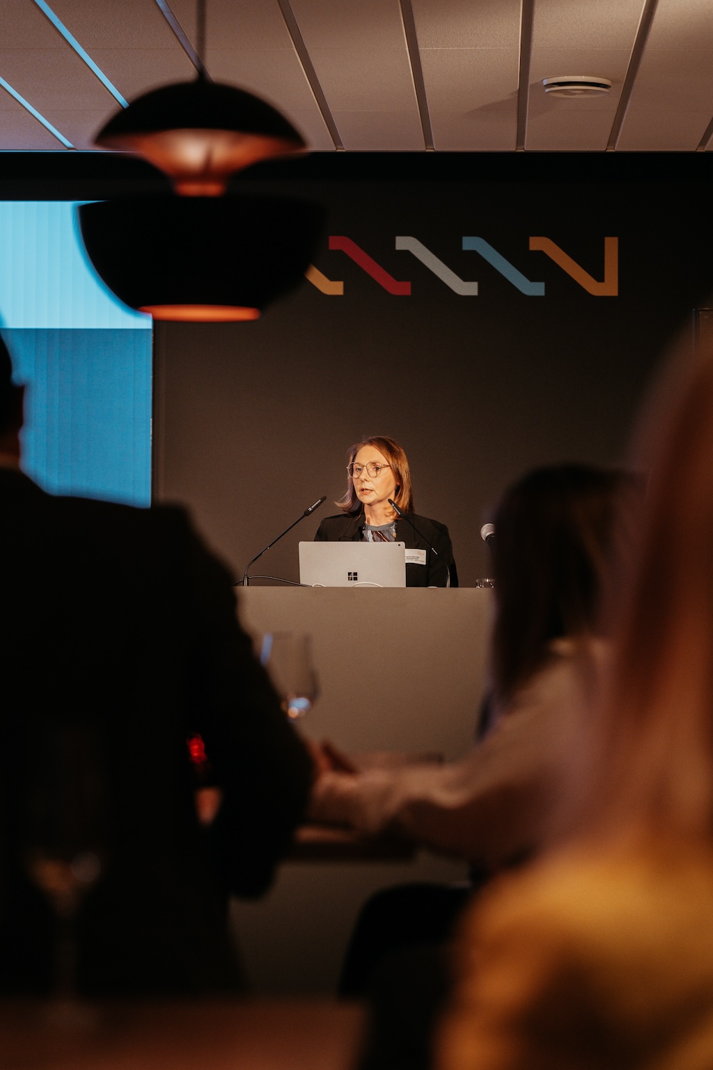 sandra boser beim nectanet plenum in der nectanet lounge