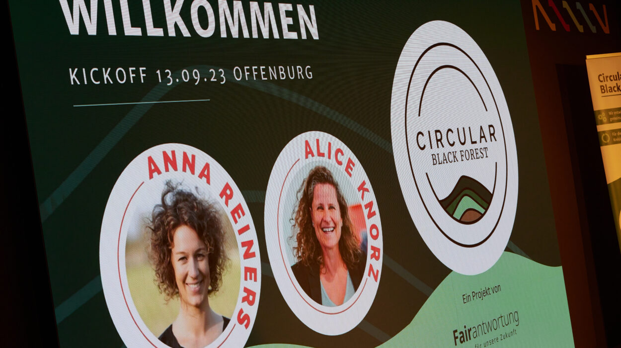 willkommensplakat veranstaltung circular black forest in  der nectanet lounge