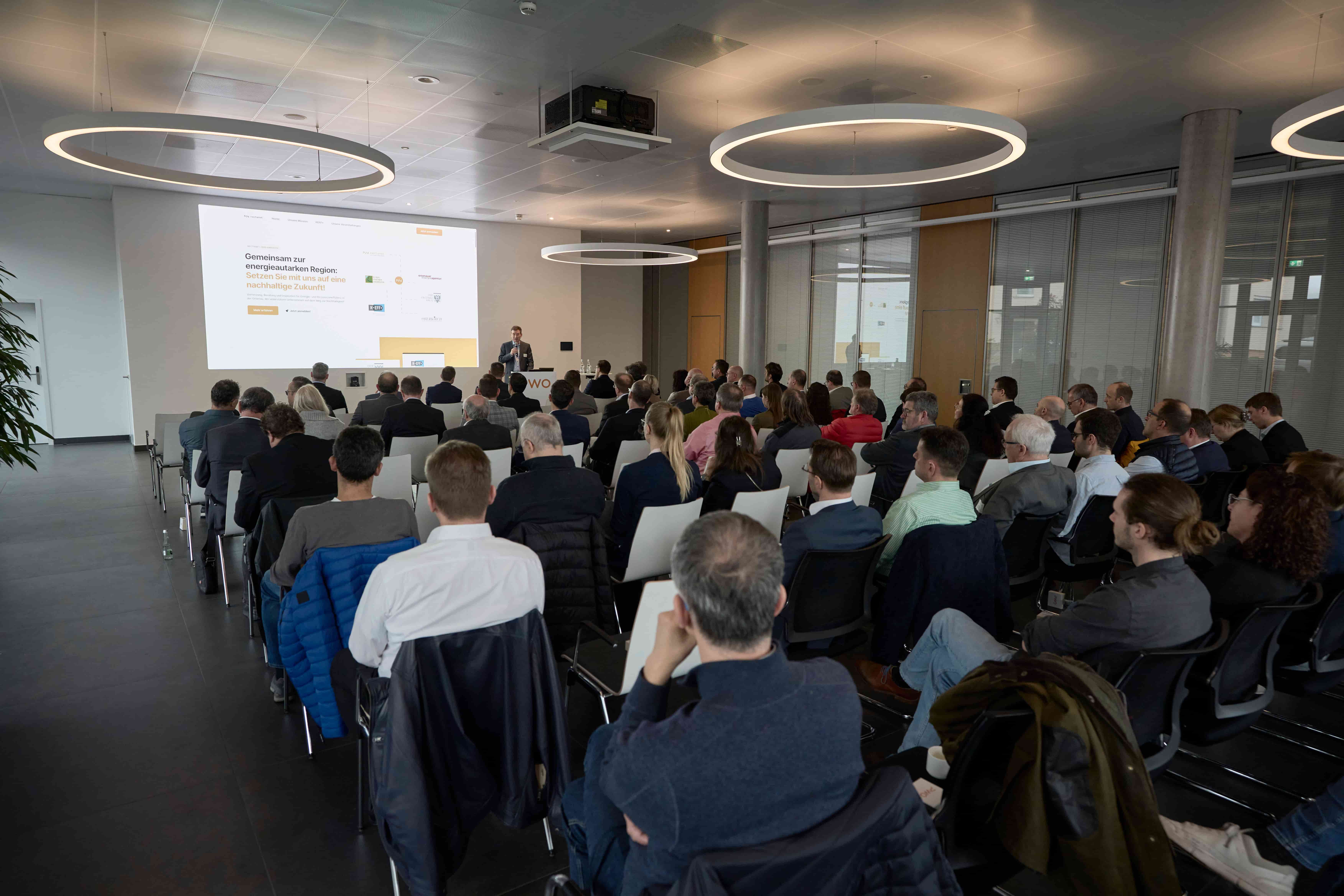 Zuhörer bei der Präsentation