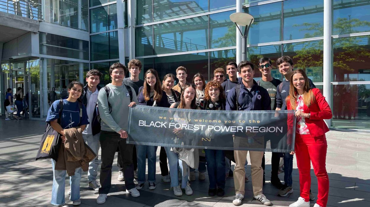 Gruppenbild delegation portugiesische studenten basel